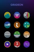 Gradeon - A Rounded Neon Icon  screenshot 2