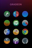 Gradeon - A Rounded Neon Icon  تصوير الشاشة 3