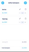 Shopping list - Catatan Daftar Belanja mudah screenshot 1