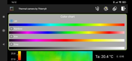 2 Schermata Thermal camera