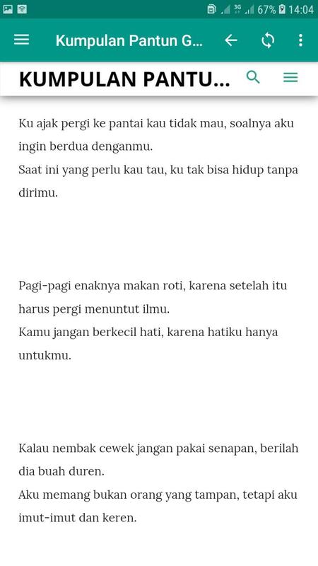 Pantun Gombal Untuk Wanita Kumpulan Pantun Gombal For Android APK Download 1322 Pantun Gombal Untuk Wanita Kumpulan Pantun Gombal For Android APK Download 1322