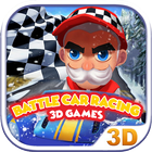 Battle Car Racing 3D Games أيقونة