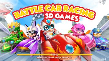 Battle Car Racing 3D Games poster