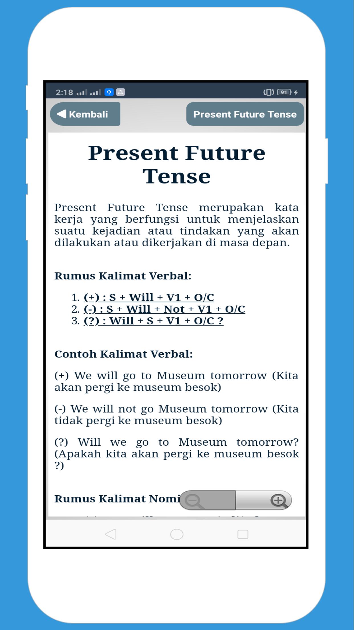 Kamus Tenses Offline Tenses Formula In English For Android