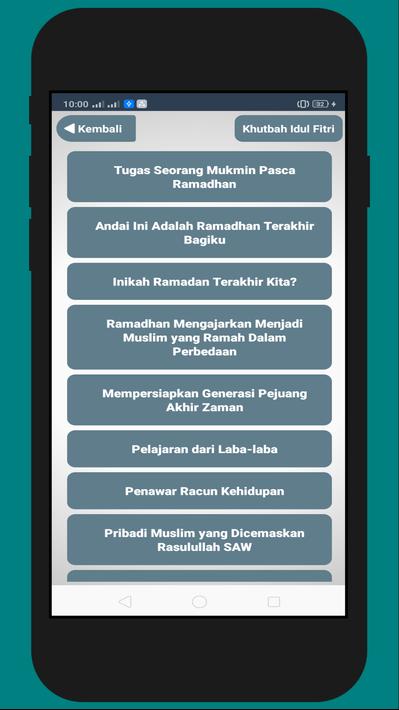 Materi Khutbah Idul Fitri dan Idul Adha 2021 for Android ...