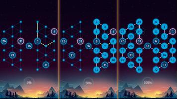 Number Dots Puzzle Poster