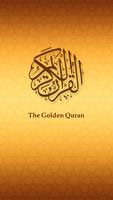 golden quran Affiche
