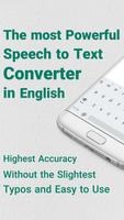 Speech To Text Converter - Voice Typing Notepad capture d'écran 1