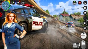 US Police Car Gangster 2023 الملصق
