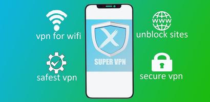 x super vpn poster