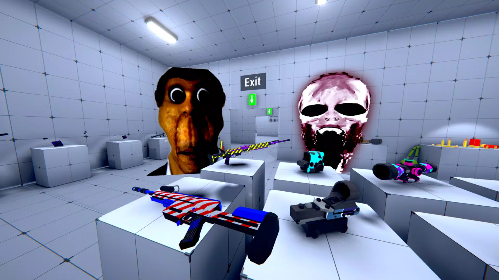 Nextbots in the backrooms(Garry's mod sandbox) 