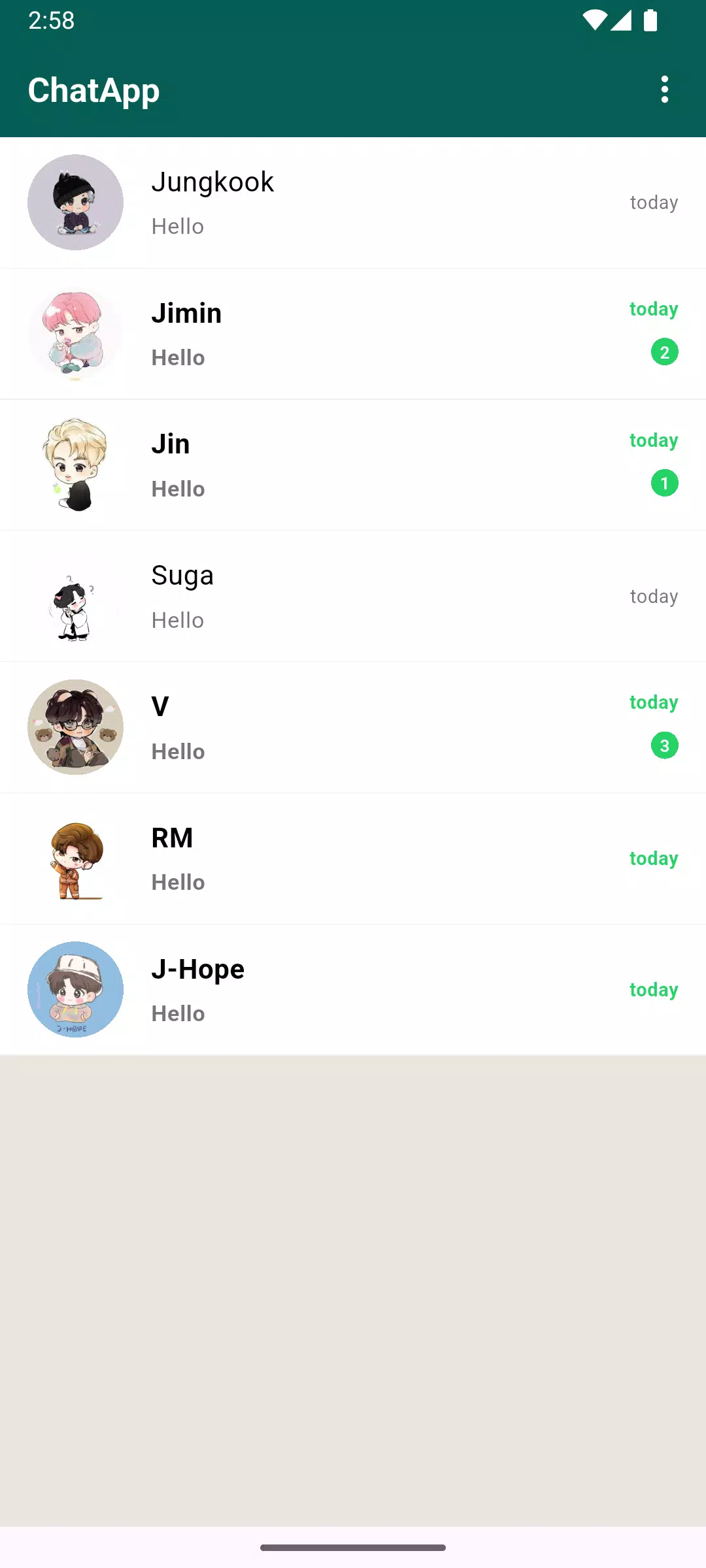 BTS Chat – Born To Shine