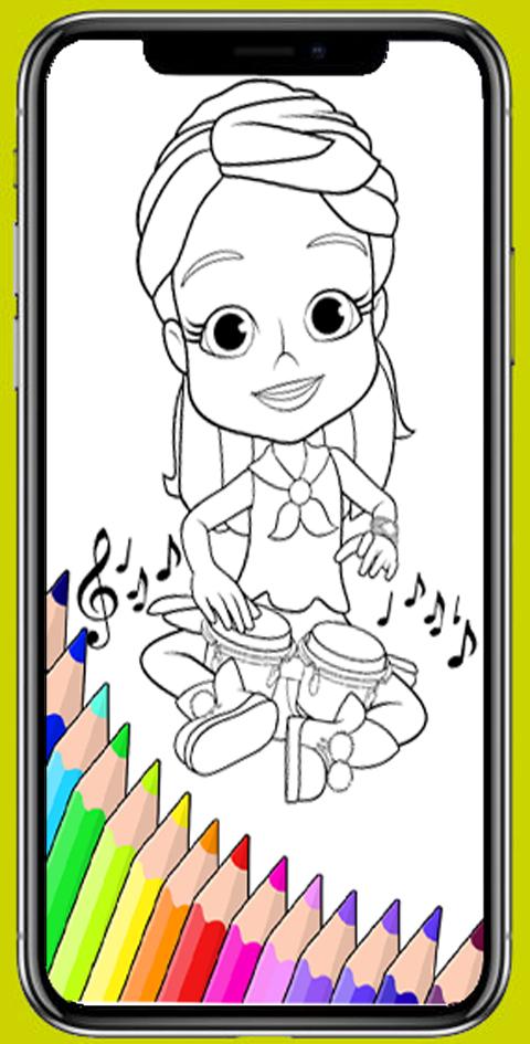 rainbow rangers coloring book for android apk download