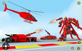 Police Helicopter Car Robot Transform Simulator screenshot 2