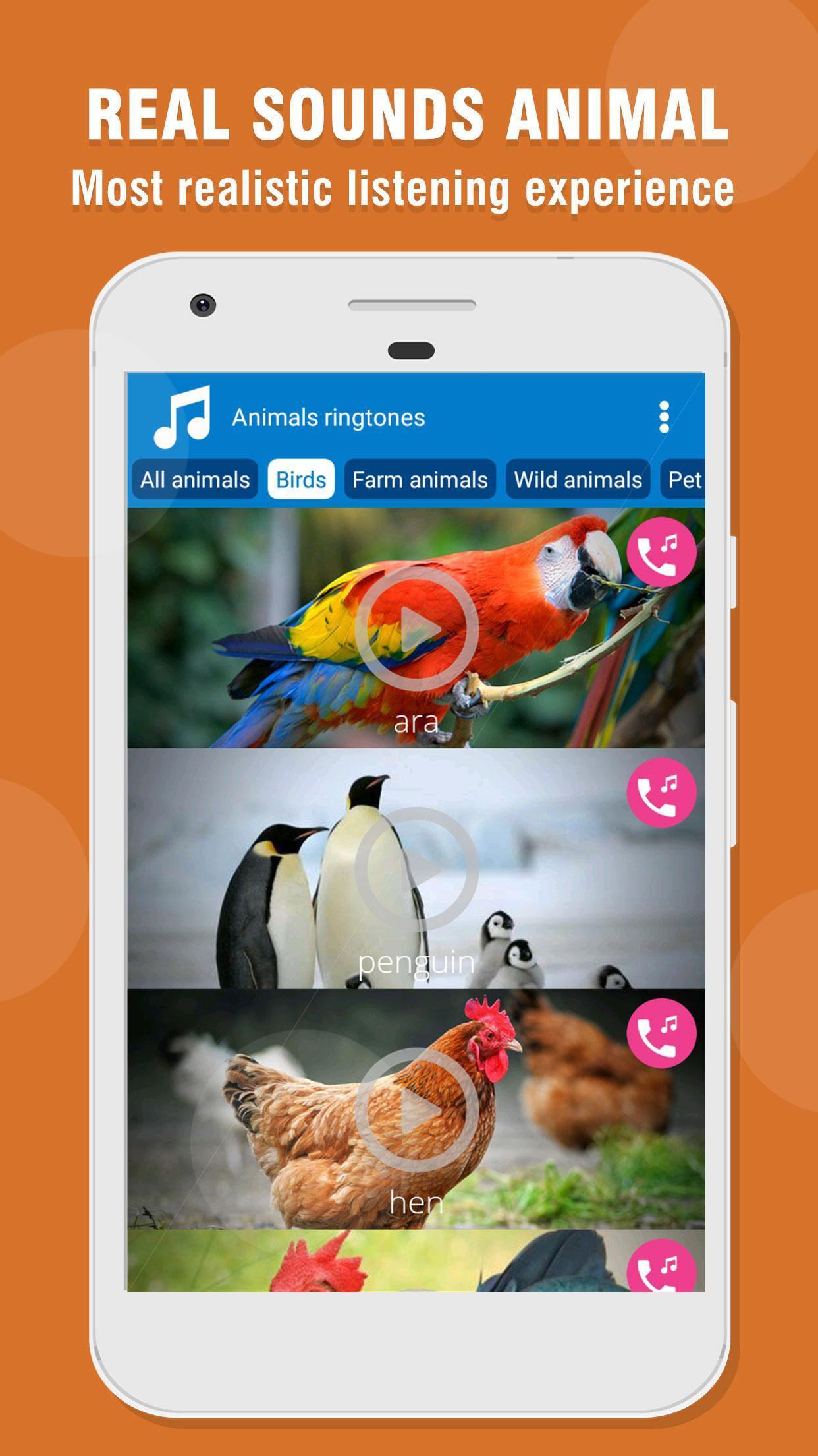 Ringtones Ringtone Download Mp3 Animals Pour Android Telechargez L Apk