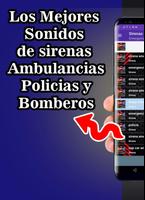 Sonidos De Sirena De Bomberos y Emergencias Poster