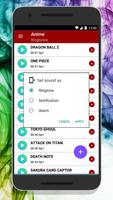 Anime Ringtones capture d'écran 1