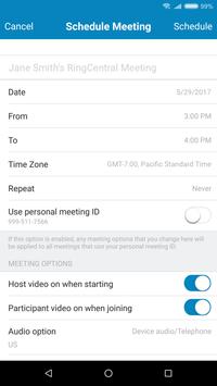 RingCentral Meetings 截图 3