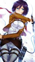 Микаса Аккерман обои / Mikasa Ackerman wallpaper постер