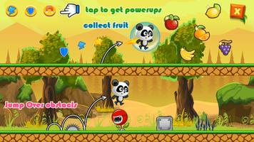 Panda Run Fruit capture d'écran 1