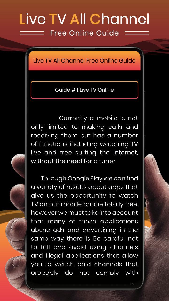 Live TV Channel Free Online Guide for Android - APK Download
