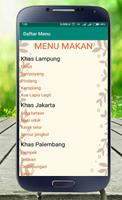 Daftar Menu syot layar 1