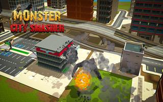 City Monsters Destruction Game syot layar 1