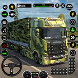 russe armée camion conduite 3d icône