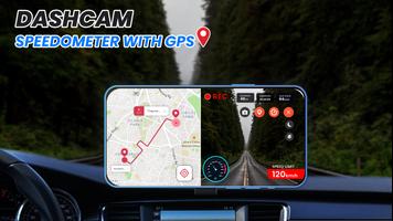 برنامه‌نما GPS Speedometer Car DashCam عکس از صفحه