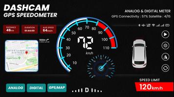 پوستر GPS Speedometer Car DashCam