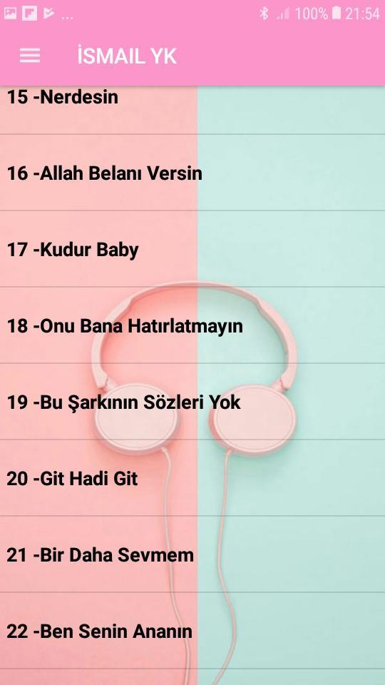 Ismail Yk En Iyi Sarkilari Cevrimdisi 2019 For Android Apk