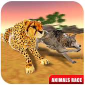 Wild Animal Racing Free Game icon