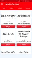 All Mobilink Jazz Packages Free screenshot 1