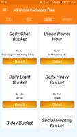 All Ufone Packages 2019 screenshot 2