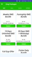 All Zong Packages Free 2019 screenshot 1