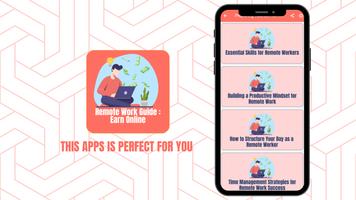 Remote Work Guide Earn Online تصوير الشاشة 1