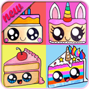 Comment dessiner des gâteaux mignons APK