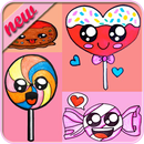 Comment dessiner des bonbons mignons APK