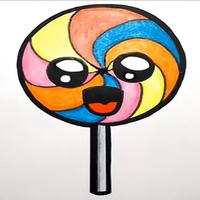 How To Draw Cute Candy پوسٹر