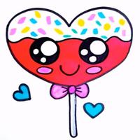 How To Draw Cute Candy اسکرین شاٹ 2