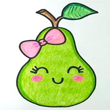 draw cute fruits app