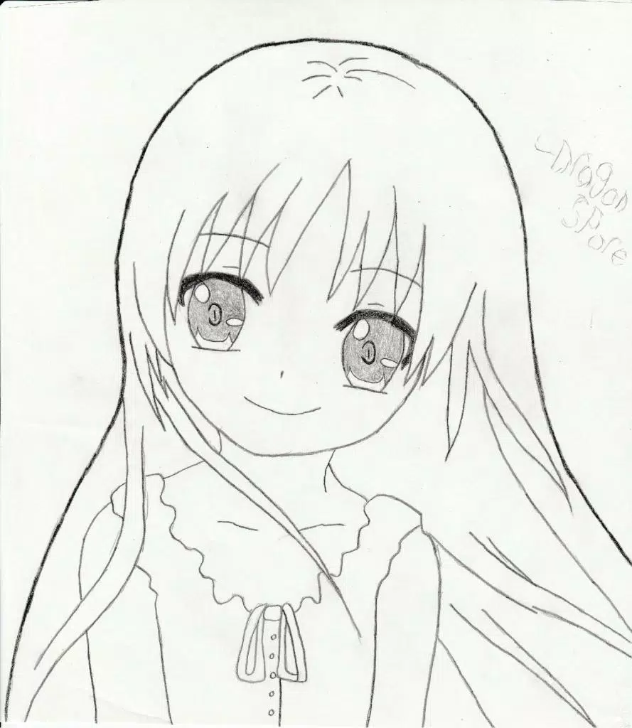 Anime Drawing - How To Draw A Cute Anime Girl::Appstore for  Android