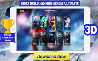 Rider Fighters Build Henshin Wars Legend capture d'écran 2