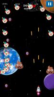 Weltraumschütze Emoji Invasion Plakat