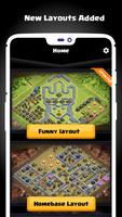 COC : Base Layout or map with link plakat