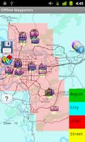 برنامه‌نما Offline Waypoints عکس از صفحه