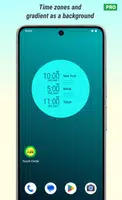 برنامه‌نما Clock Wallpaper: Touch Circle عکس از صفحه