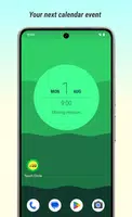 برنامه‌نما Clock Wallpaper: Touch Circle عکس از صفحه