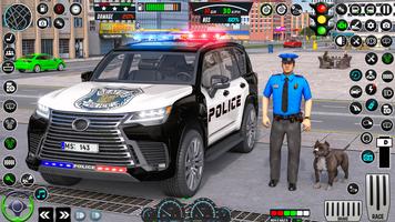 警察の車の運転手: 警察の駐車ゲーム ポスター