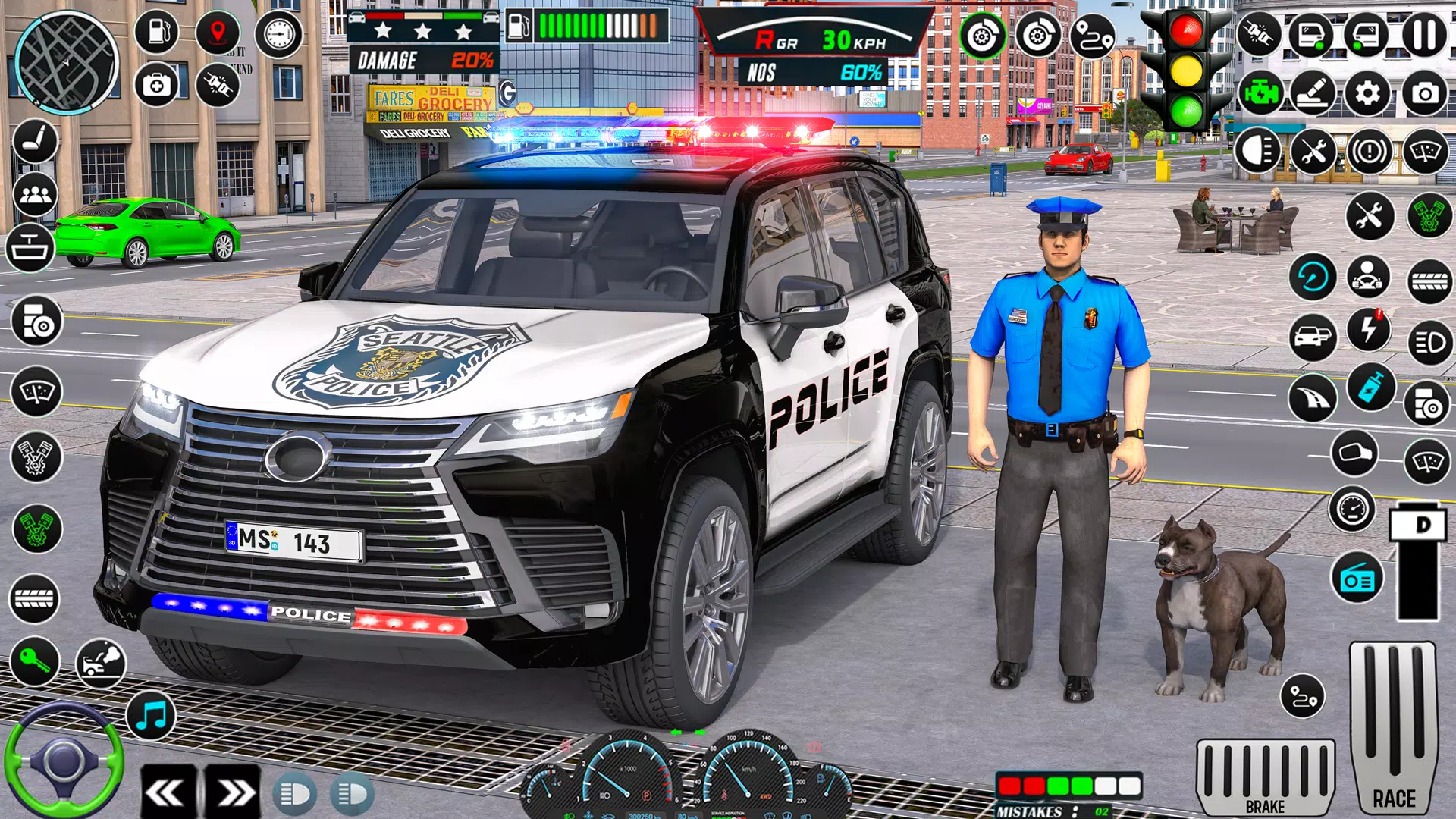 police car parking 3D HD APK para Android - Download